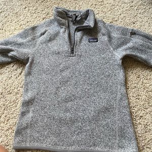Girls Patagonia 1/4 zip better sweater